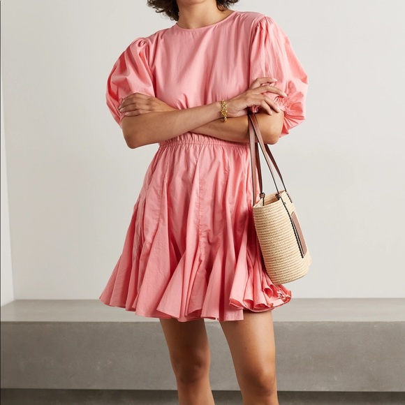 Rhode Molly Peach Dress NWT Size L - Picture 5 of 9